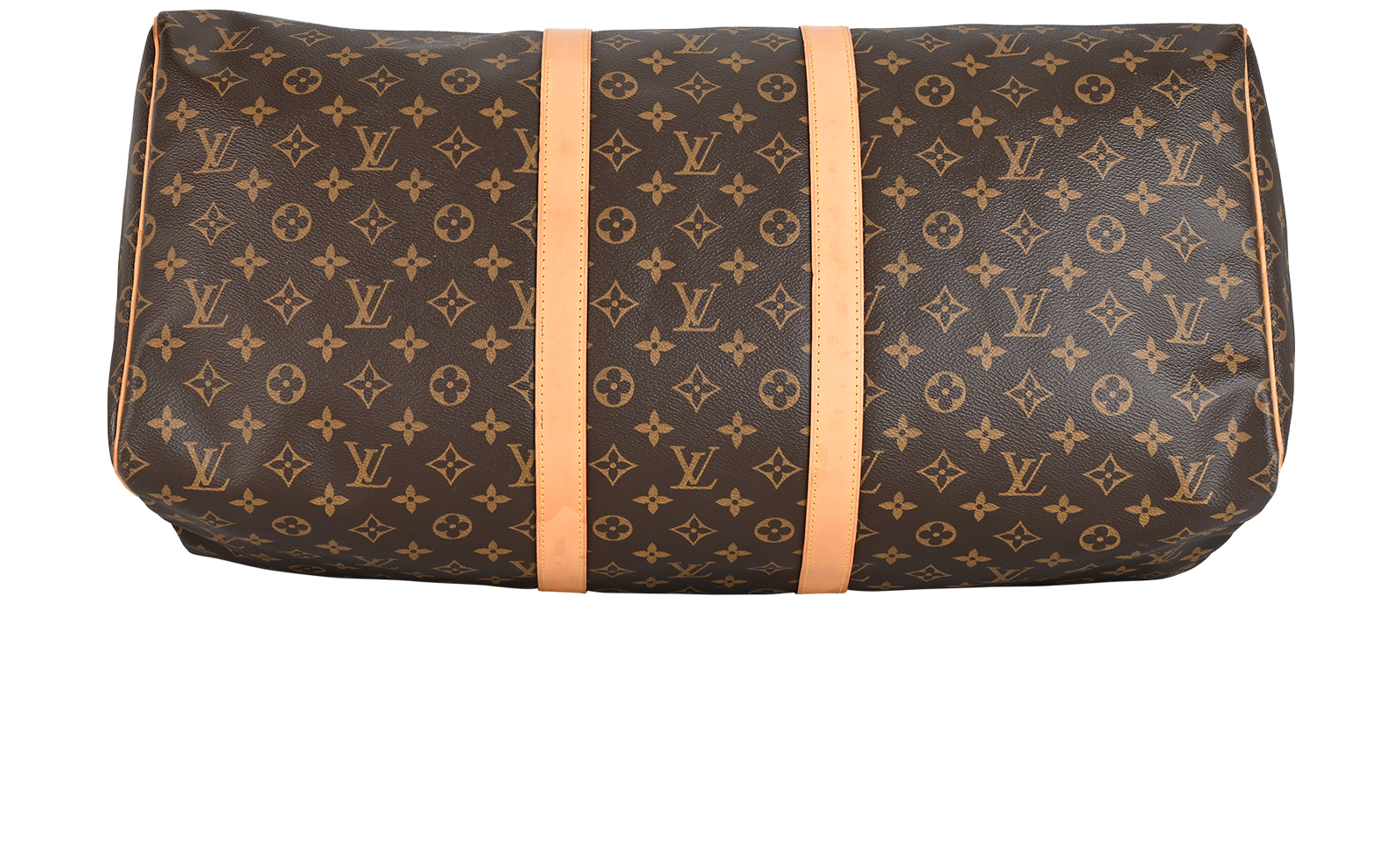 Keepall 55, &pound;820, Handbags, Brown, Canvas, Top view